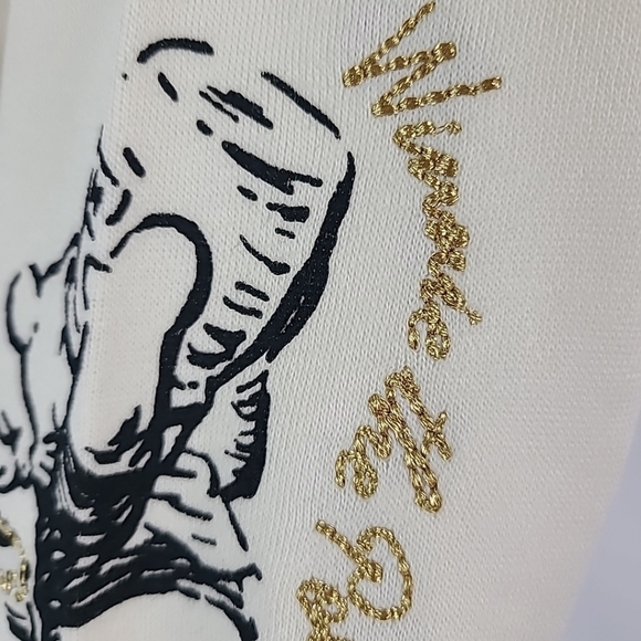 NWT Disney Winnie The Pooh Women's Pullover Hoodie Ivory Sz S - Picture 5 of 6